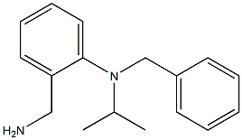 2-(aminomethyl)-N-benzyl-N-(propan-2-yl)aniline,,结构式