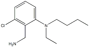 2-(aminomethyl)-N-butyl-3-chloro-N-ethylaniline|