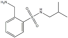 2-(aminomethyl)-N-isobutylbenzenesulfonamide Struktur