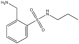 2-(aminomethyl)-N-propylbenzenesulfonamide Structure