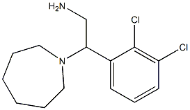 2-(azepan-1-yl)-2-(2,3-dichlorophenyl)ethan-1-amine,,结构式