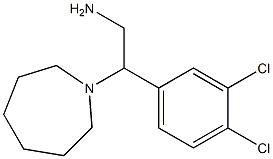2-(azepan-1-yl)-2-(3,4-dichlorophenyl)ethan-1-amine,,结构式