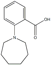 2-(azepan-1-yl)benzoic acid 化学構造式