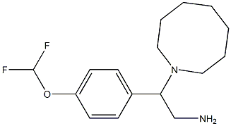 2-(azocan-1-yl)-2-[4-(difluoromethoxy)phenyl]ethan-1-amine|