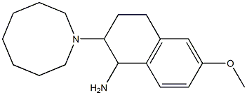2-(azocan-1-yl)-6-methoxy-1,2,3,4-tetrahydronaphthalen-1-amine Structure