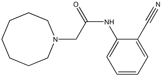 2-(azocan-1-yl)-N-(2-cyanophenyl)acetamide
