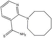 2-(azocan-1-yl)pyridine-3-carbothioamide 结构式