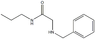 2-(benzylamino)-N-propylacetamide Structure