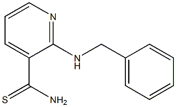 2-(benzylamino)pyridine-3-carbothioamide 化学構造式