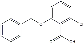 2-(benzyloxy)-6-chlorobenzoic acid Structure