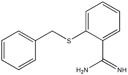 2-(benzylsulfanyl)benzene-1-carboximidamide Structure