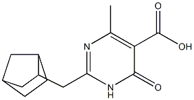 2-(bicyclo[2.2.1]hept-2-ylmethyl)-4-methyl-6-oxo-1,6-dihydropyrimidine-5-carboxylic acid