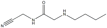 2-(butylamino)-N-(cyanomethyl)acetamide Structure