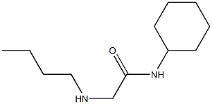 2-(butylamino)-N-cyclohexylacetamide Structure