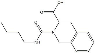 2-(butylcarbamoyl)-1,2,3,4-tetrahydroisoquinoline-3-carboxylic acid
