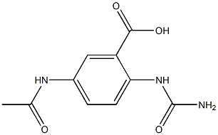 2-(carbamoylamino)-5-acetamidobenzoic acid