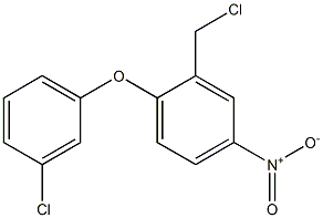 2-(chloromethyl)-1-(3-chlorophenoxy)-4-nitrobenzene