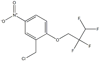 2-(chloromethyl)-4-nitro-1-(2,2,3,3-tetrafluoropropoxy)benzene