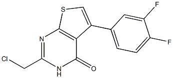 2-(chloromethyl)-5-(3,4-difluorophenyl)-3H,4H-thieno[2,3-d]pyrimidin-4-one