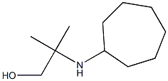 2-(cycloheptylamino)-2-methylpropan-1-ol Struktur