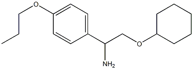  2-(cyclohexyloxy)-1-(4-propoxyphenyl)ethanamine