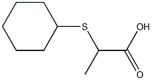2-(cyclohexylsulfanyl)propanoic acid|