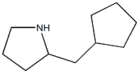 2-(cyclopentylmethyl)pyrrolidine 结构式