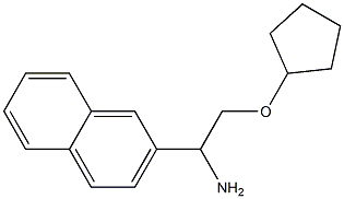 2-(cyclopentyloxy)-1-(2-naphthyl)ethanamine 结构式
