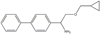  2-(cyclopropylmethoxy)-1-(4-phenylphenyl)ethan-1-amine