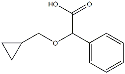 2-(cyclopropylmethoxy)-2-phenylacetic acid,,结构式