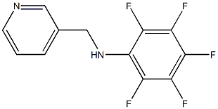 2,3,4,5,6-pentafluoro-N-(pyridin-3-ylmethyl)aniline,,结构式