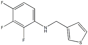 2,3,4-trifluoro-N-(thiophen-3-ylmethyl)aniline,,结构式