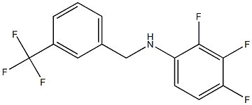 2,3,4-trifluoro-N-{[3-(trifluoromethyl)phenyl]methyl}aniline