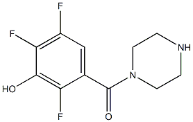 2,3,6-trifluoro-5-(piperazin-1-ylcarbonyl)phenol