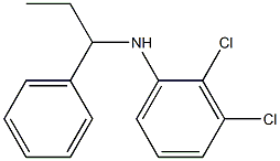 2,3-dichloro-N-(1-phenylpropyl)aniline Structure