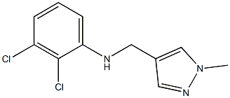 2,3-dichloro-N-[(1-methyl-1H-pyrazol-4-yl)methyl]aniline,,结构式