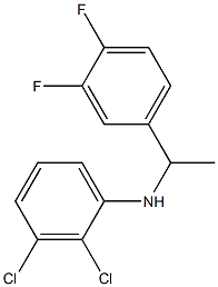 2,3-dichloro-N-[1-(3,4-difluorophenyl)ethyl]aniline 结构式