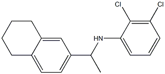 2,3-dichloro-N-[1-(5,6,7,8-tetrahydronaphthalen-2-yl)ethyl]aniline Structure
