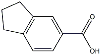 2,3-dihydro-1H-indene-5-carboxylic acid 结构式