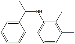 2,3-dimethyl-N-(1-phenylethyl)aniline 化学構造式