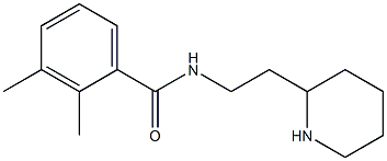 2,3-dimethyl-N-(2-piperidin-2-ylethyl)benzamide 化学構造式