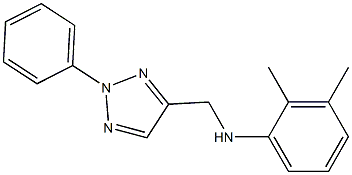 2,3-dimethyl-N-[(2-phenyl-2H-1,2,3-triazol-4-yl)methyl]aniline Structure