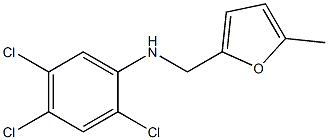  2,4,5-trichloro-N-[(5-methylfuran-2-yl)methyl]aniline