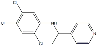 2,4,5-trichloro-N-[1-(pyridin-4-yl)ethyl]aniline