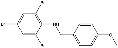 2,4,6-tribromo-N-[(4-methoxyphenyl)methyl]aniline