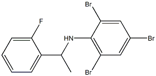 2,4,6-tribromo-N-[1-(2-fluorophenyl)ethyl]aniline