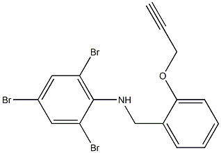  2,4,6-tribromo-N-{[2-(prop-2-yn-1-yloxy)phenyl]methyl}aniline