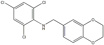  2,4,6-trichloro-N-(2,3-dihydro-1,4-benzodioxin-6-ylmethyl)aniline