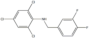 2,4,6-trichloro-N-[(3,4-difluorophenyl)methyl]aniline