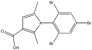  2,5-dimethyl-1-(2,4,6-tribromophenyl)-1H-pyrrole-3-carboxylic acid